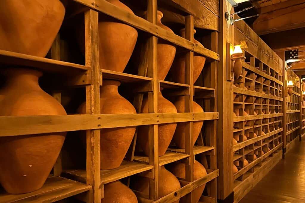 Water storage on the Ark.