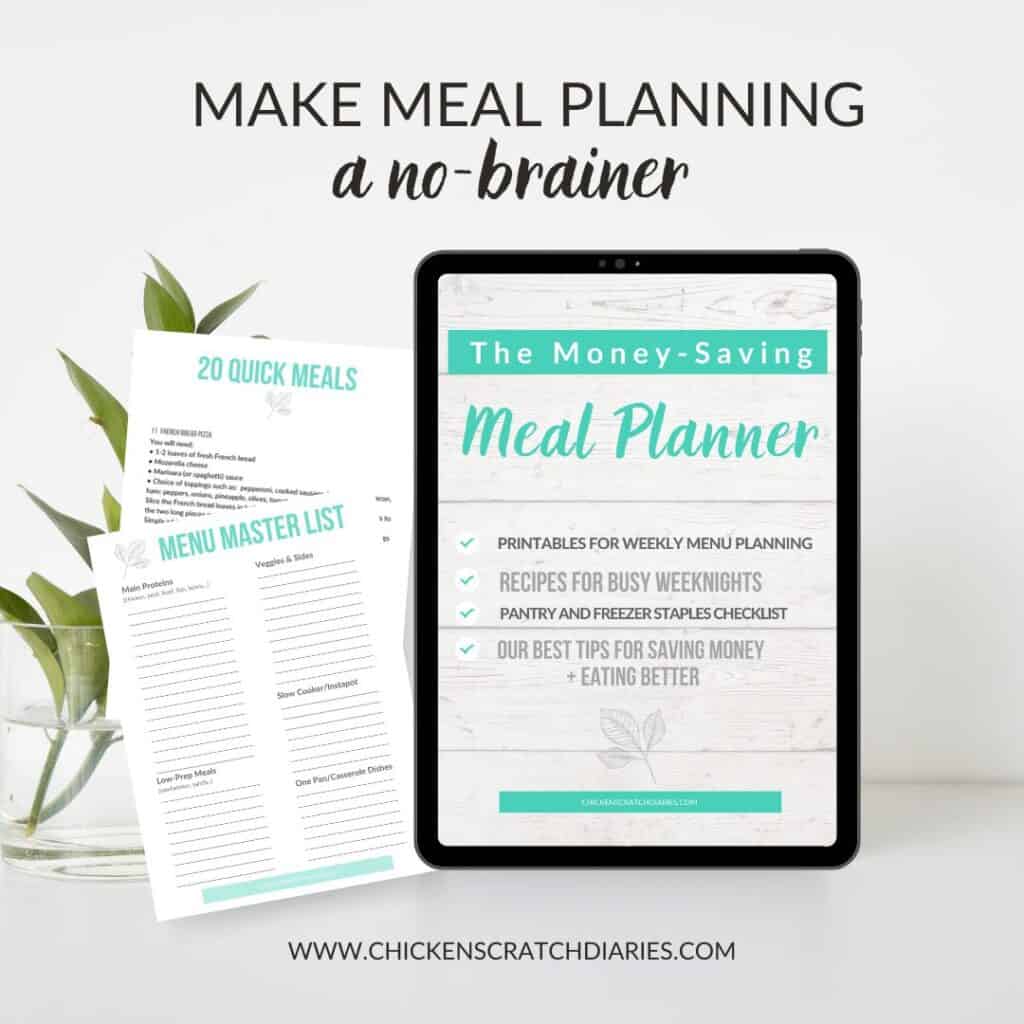 money saving meal planner