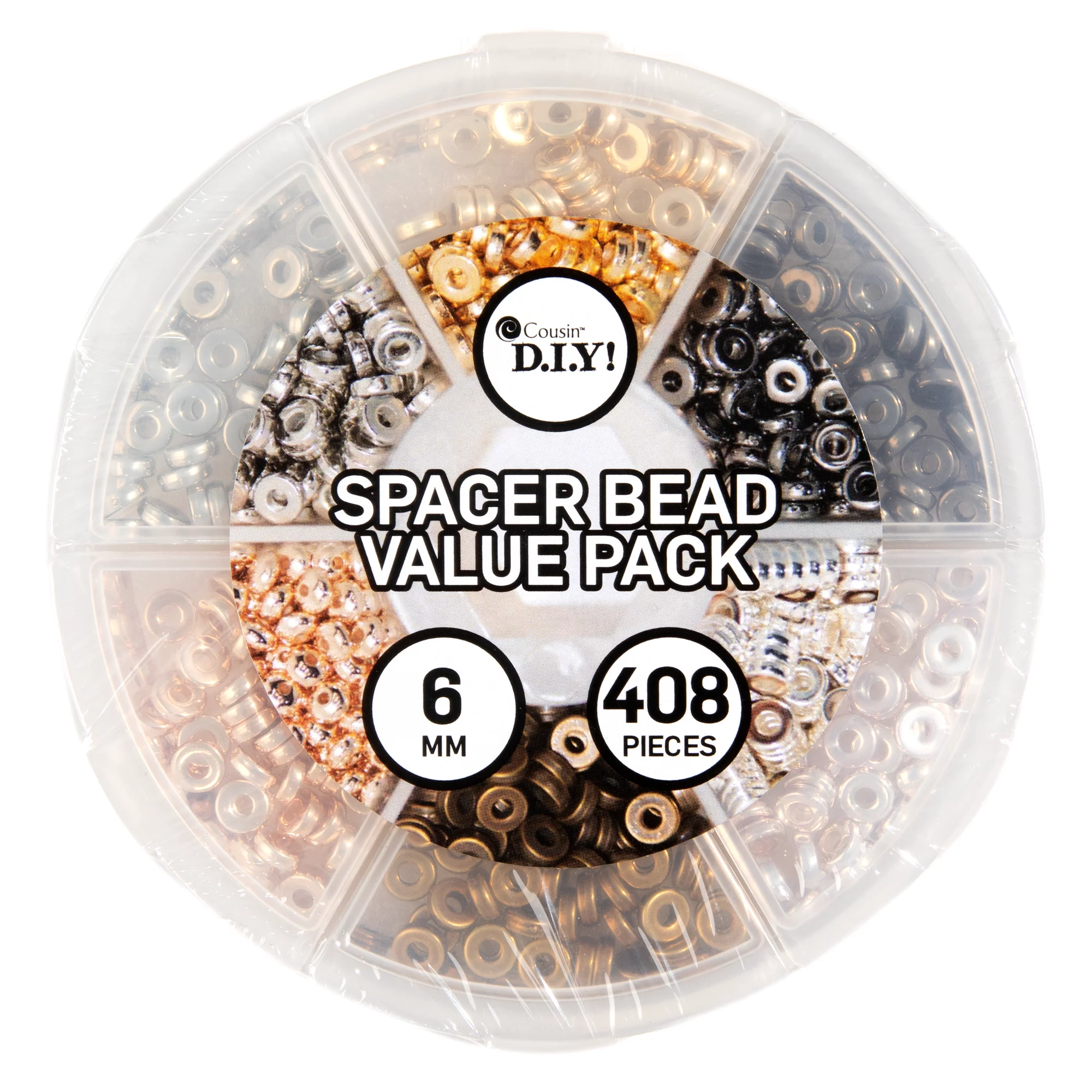 Metal Spacer, Disk Bead Assortment Pack
