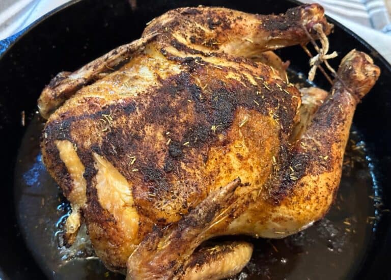 Super Simple Whole Roasted Chicken Recipe
