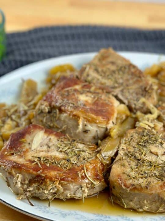 Pork chops apples instant pot best sale