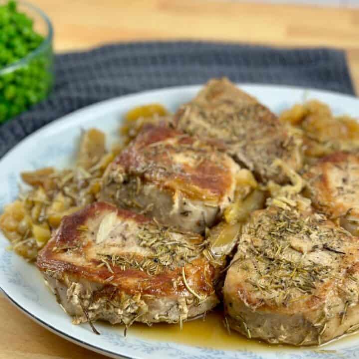 Instant Pot Pork Chops and Apples