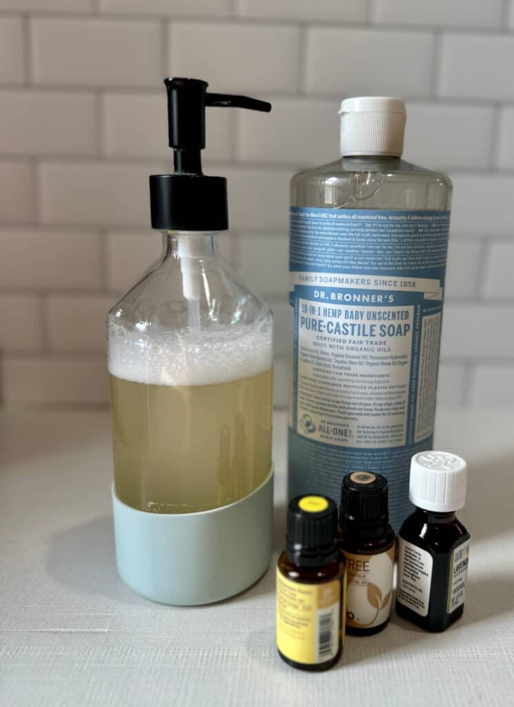 Face wash ingredients.