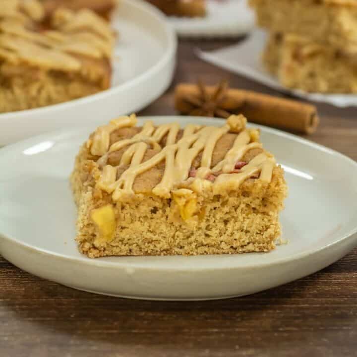 Easy Glazed Apple Butter Blondies