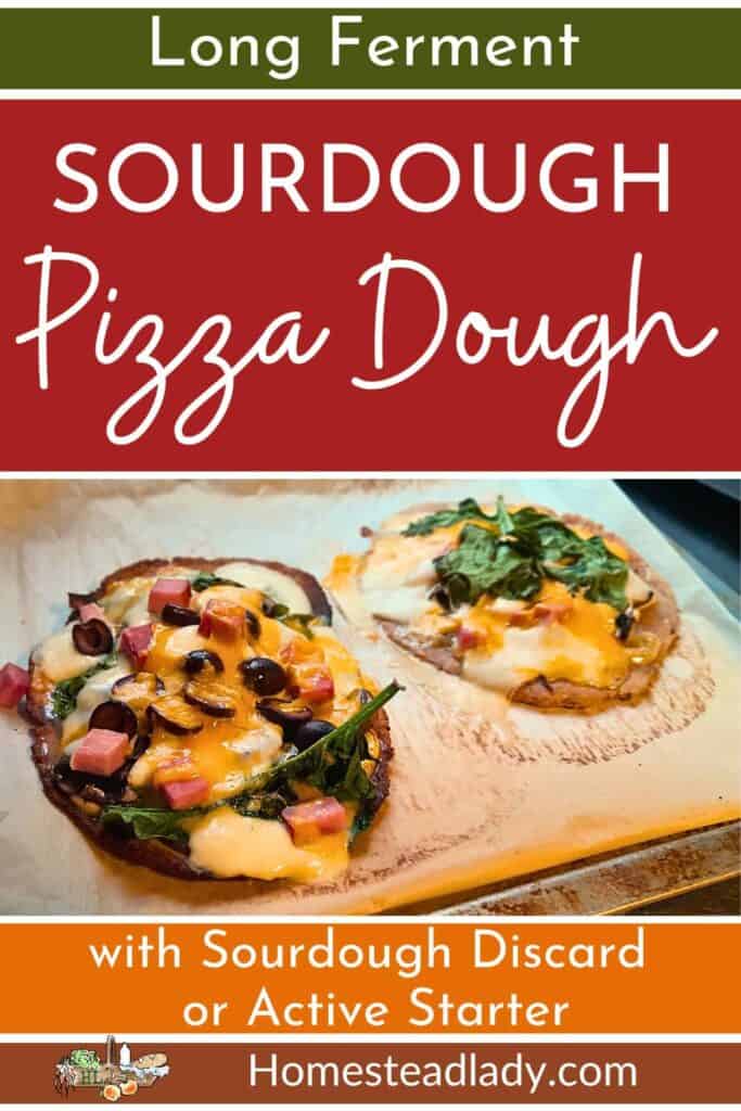 Sourdough pizzas topped with cheese and vegetables.