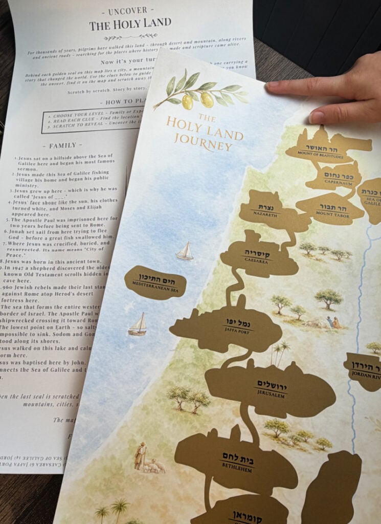 Large illustrated map game.